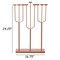 Vintiquewise Small Hanukkah Menorah, 9 Branch Tea Light Candle Holders, Rose Gold QI004643.RG.S - alternate 7